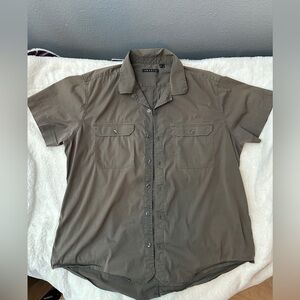 Men’s Theory short sleeve button up